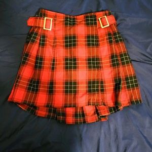 Girls plaid skirt